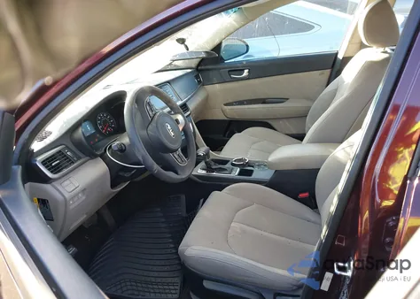 2016 Kia Optima Lx from USA, damaged, VIN 5XXGT4L37GG116405